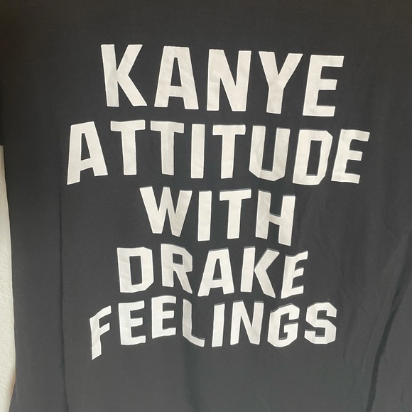 Black and white shirt tee shirt. Good Condition Worn once. Size M - Picture 2 of 3